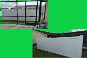 Fence for vacation home Haines City Florida
