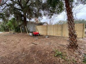 wood fence in polk County Florida